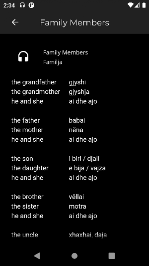 Fast - Speak Albanian Language Screenshot 2