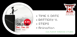 Samurai Animated Watch Face Screenshot 2