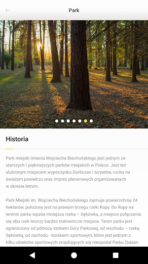 Park miejski w Gorlicach Screenshot 3