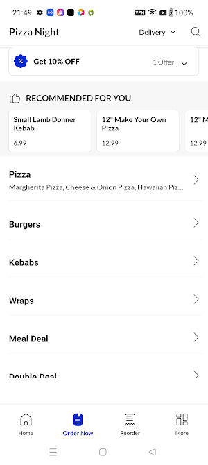 Pizza Night Telford Screenshot 3