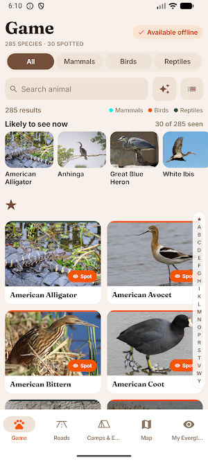 Everglades Safari Guide & Map Screenshot 1