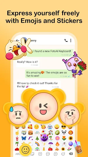 FotoAI - AI Emoji Keyboard Screenshot 3