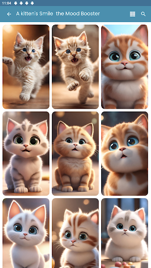 3D Cute Cat Wallpaper HD Screenshot 2