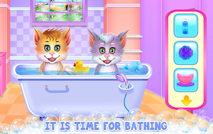 Twin Kitties Spa Caring Screenshot 3