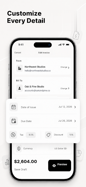 Invoice Maker & Estimates Screenshot 1