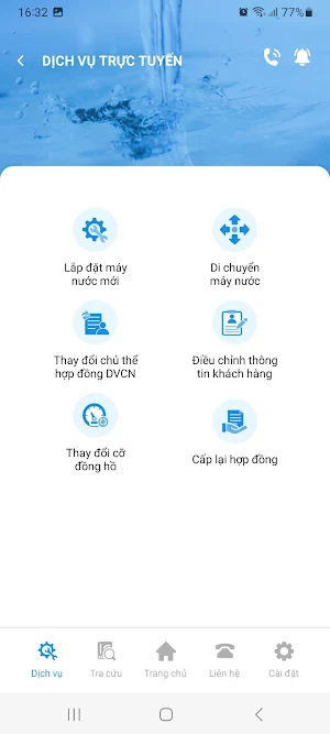 Cấp nước Hải Phòng Screenshot 2