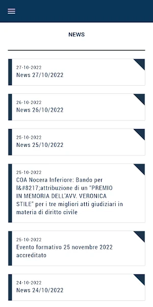 Ordine Avvocati Benevento Screenshot 2