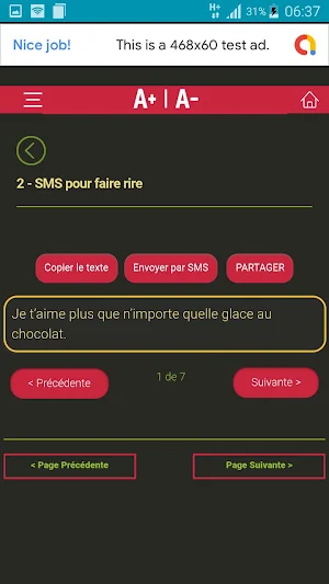 SMS drôle de couples et amour Screenshot 2