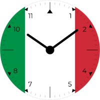 Italy Analog Watch Face