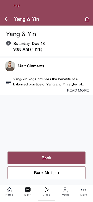 Exhale Yoga & Barre Screenshot 2