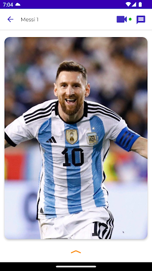 Lionel Messi Fake Video Call Screenshot 2