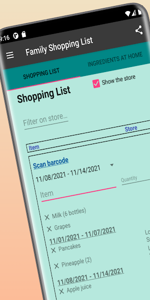 Shared Family Shopping List - Instant Sharing Screenshot 0