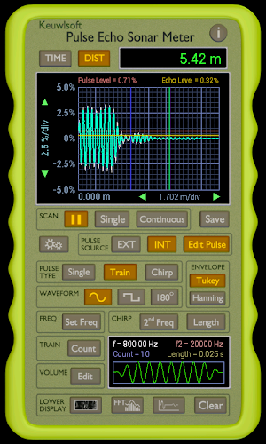 Pulse Echo Sonar Meter Screenshot 3
