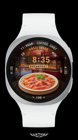 Foody Watch Face 122 Screenshot 2