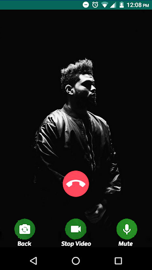 The Weeknd Fake Chat & Video Call Screenshot 0