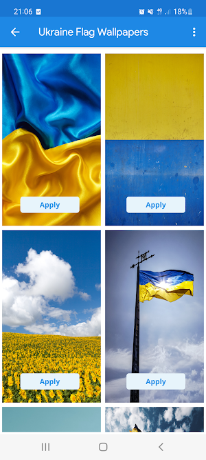 Ukraine Flag Wallpapers Screenshot 0