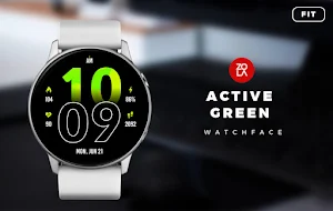 Active Green Fit Watch Face Screenshot 0