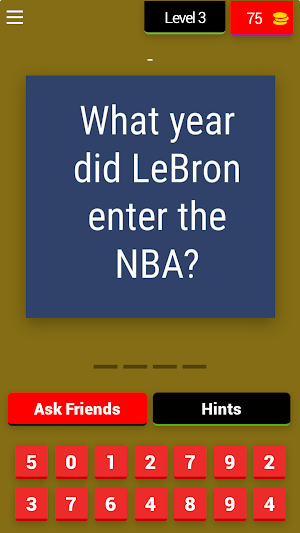 Lebron James Trivia Quiz Screenshot 3