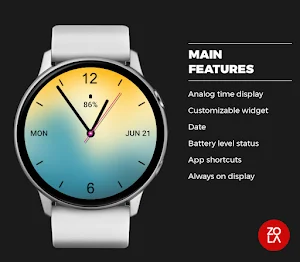 Yellow Style Watch Face Screenshot 1
