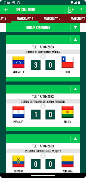 Eliminatorias 2026 Screenshot 2