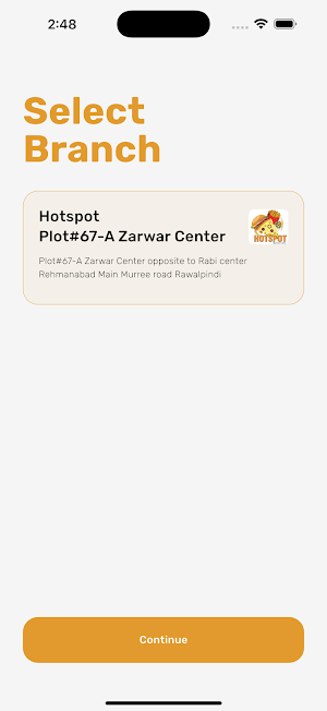Hotspot Foods Screenshot 1