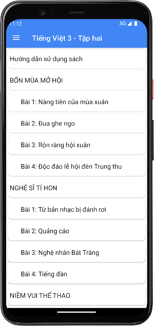 Tiếng Việt Lớp3 - Tập hai Screenshot 3