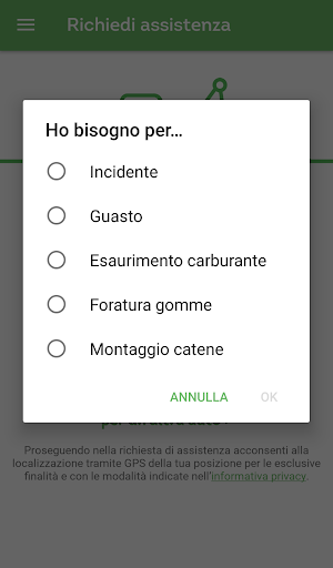 Linear Assistenza stradale Screenshot 2