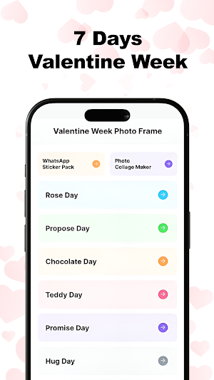 Valentines Week Photo Frame Screenshot 0