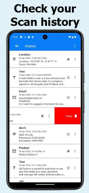 QR Code Scanner Screenshot 1