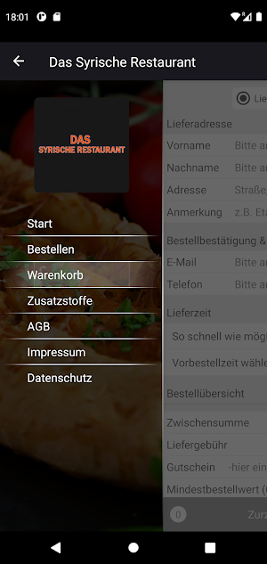 Das Syrische Restaurant Screenshot 0