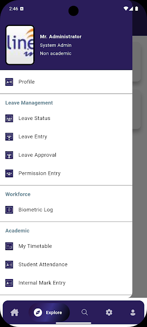 Vels Staff Portal Screenshot 3