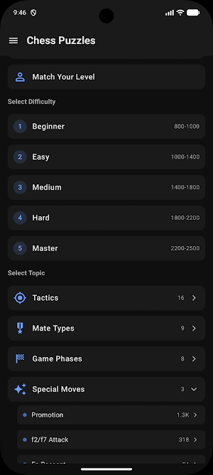 Chess Puzzles & Tactics Screenshot 3