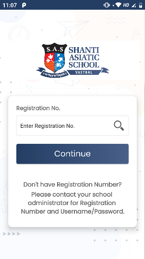 Shanti Asiatic School-Vastral Screenshot 1