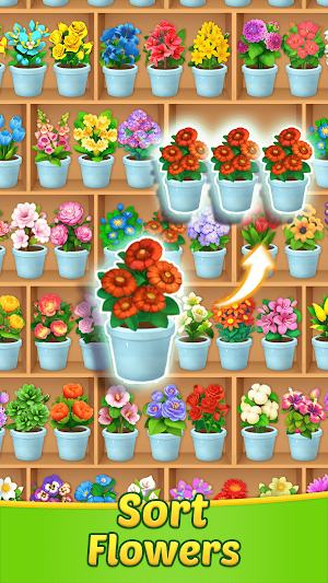 Flower Shelf: Merge Mania Screenshot 2