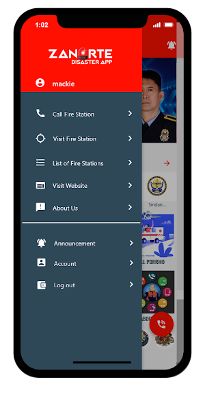 Zanorte Disaster App Screenshot 2