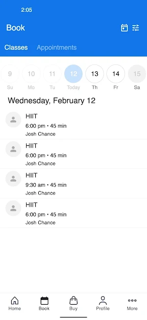 RAX Fitness Screenshot 1