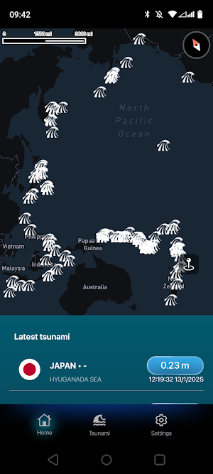 Tsunami Tracker Alerts Pro Screenshot 0