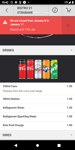 Bistro 21 Strabane Screenshot 2