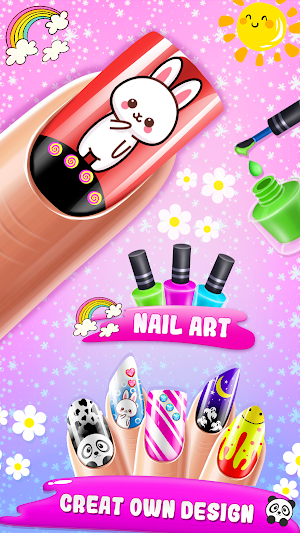 Nail polish game nail art Screenshot 1