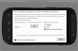 The Phablet Signature Pad - Si Screenshot 1