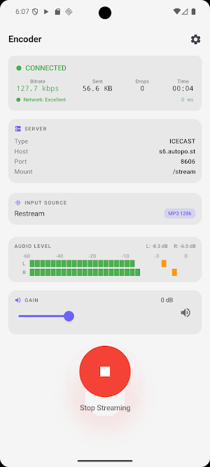 Stream Encoder Screenshot 1