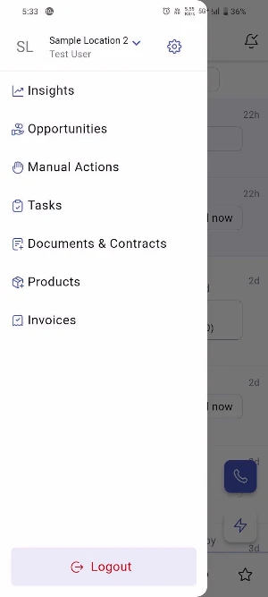 TrekCRM Screenshot 1