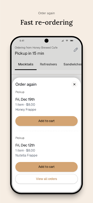 Honey Brewed Cafe Screenshot 3