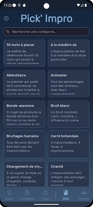 Pick' Impro Screenshot 3