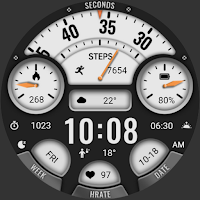 Hollow Black White ZKin Watch