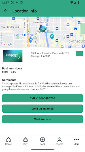 Kinema Fitness - Workhuman Screenshot 2
