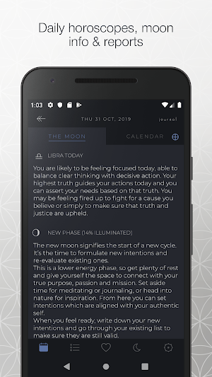 The Moon Calendar Screenshot 1
