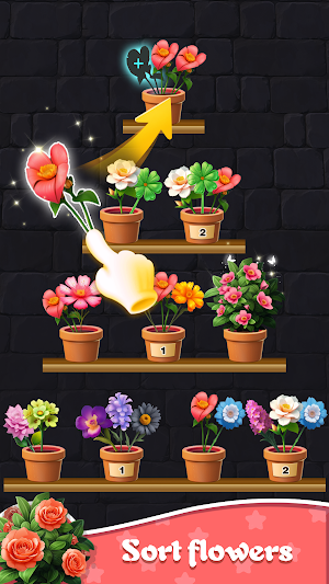 Flower Triple Sort:Blossom 3D Screenshot 3