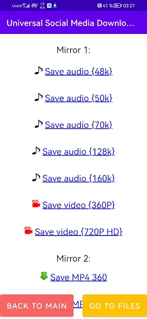 Social Media Multi Downloader Screenshot 2