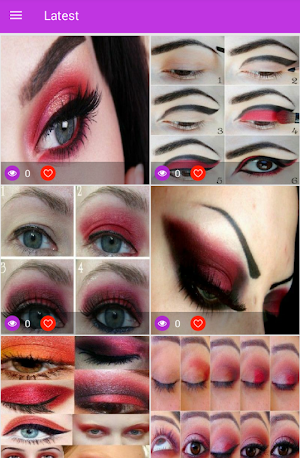 Red Makeup Looks Screenshot 1